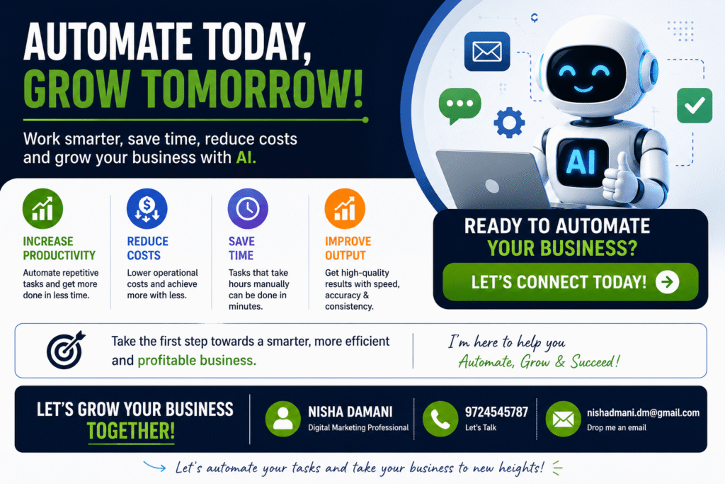 Automate today grow tommorow
