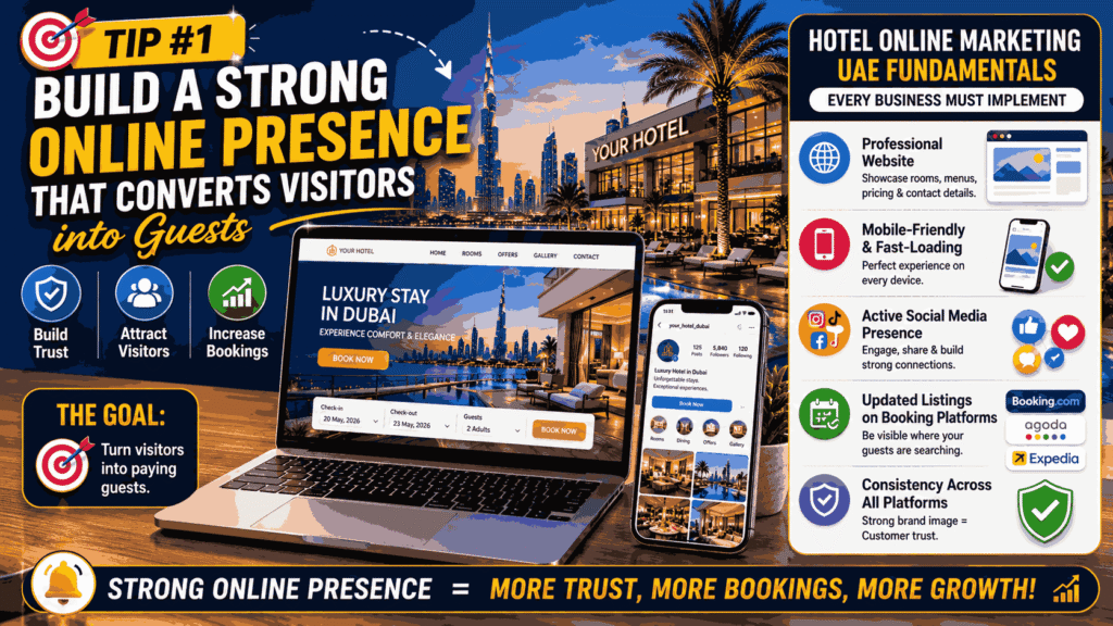 Build a Strong Online Presence That Converts Visitors into Guests