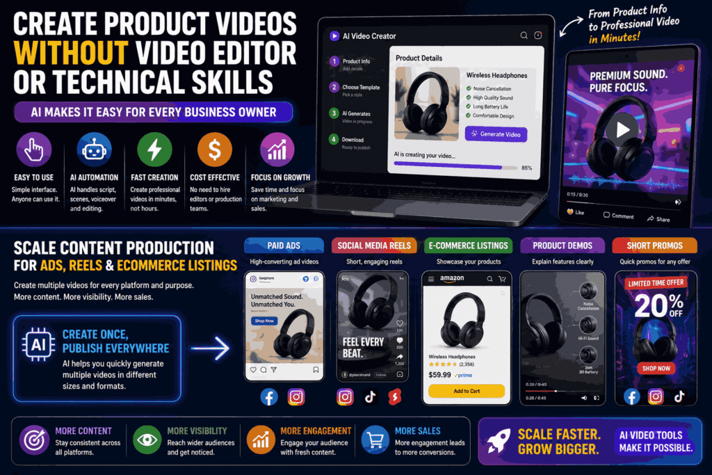 Create product videos without video editor or technical skills (1)