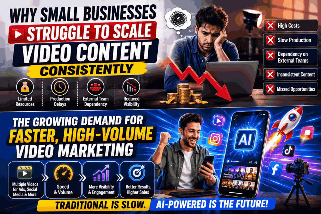 Why small businesses struggle to scale video content consistently